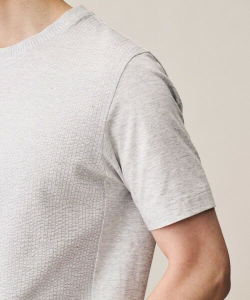 JOSEPH ABBOUD / ジョセフ アブード カットソー | 【キングサイズ・オーガニックコットン使用・日本製・26SS新色】JOEコットンサッカークルーネック Tシャツ | 詳細30