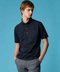 JOSEPH ABBOUD / ジョセフ アブード ポロシャツ | クールビズ【キングサイズ・オリジナルオーガニックコットン使用・日本素材】JOEコットンサッカー ポロシャツ