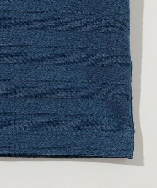 JOSEPH ABBOUD / ジョセフ アブード ポロシャツ | クールビズ【キングサイズ・オーガニックコットン使用・日本素材】リンクスボーダー ポロシャツ | 詳細8