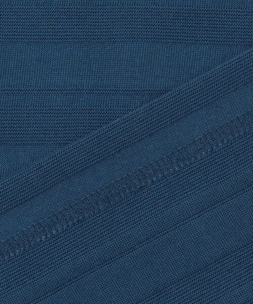 JOSEPH ABBOUD / ジョセフ アブード ポロシャツ | クールビズ【キングサイズ・オーガニックコットン使用・日本素材】リンクスボーダー ポロシャツ | 詳細12