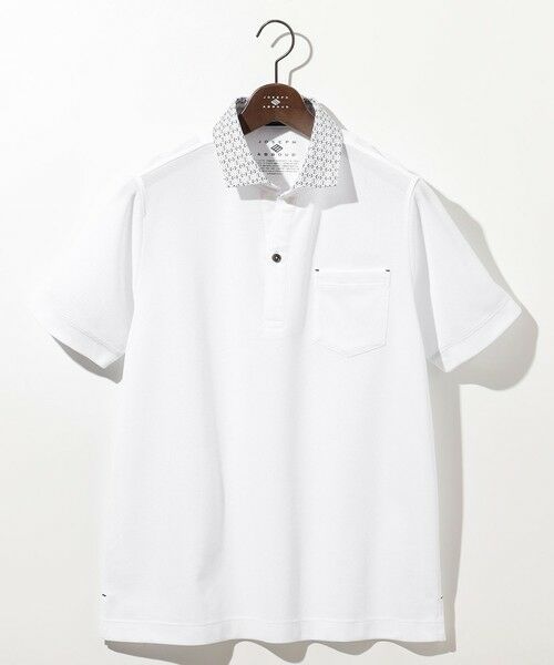 25SS】MEN WAACKYピケポロシャツ ホワイト
