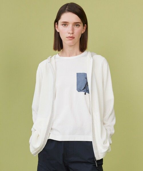 JOSEPH ABBOUD / ジョセフ アブード カーディガン・ボレロ | 【エコ素材・軽量・通気性・速乾性】ペーパーヤーンパーカー | 詳細3