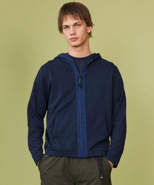 JOSEPH ABBOUD / ジョセフ アブード カーディガン・ボレロ | 【エコ素材・軽量・通気性・速乾性】ペーパーヤーンパーカー | 詳細9