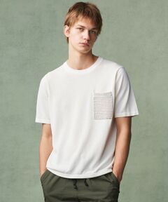 JOSEPH ABBOUD / ジョセフ アブード ニット・セーター | 【エコ素材・軽量・通気性・速乾性】ペーパーヤーンニット Ｔシャツ