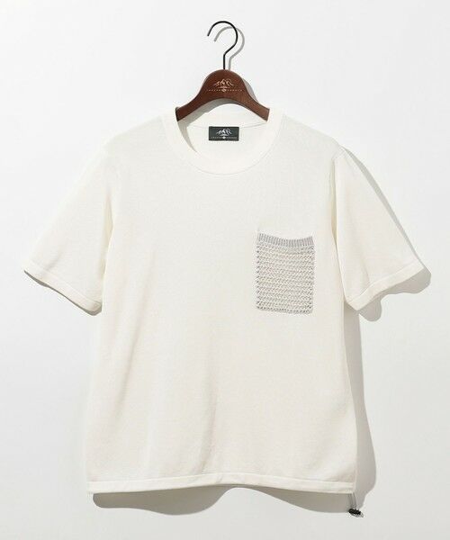 JOSEPH ABBOUD / ジョセフ アブード ニット・セーター | 【エコ素材・軽量・通気性・速乾性】ペーパーヤーンニット Ｔシャツ | 詳細5