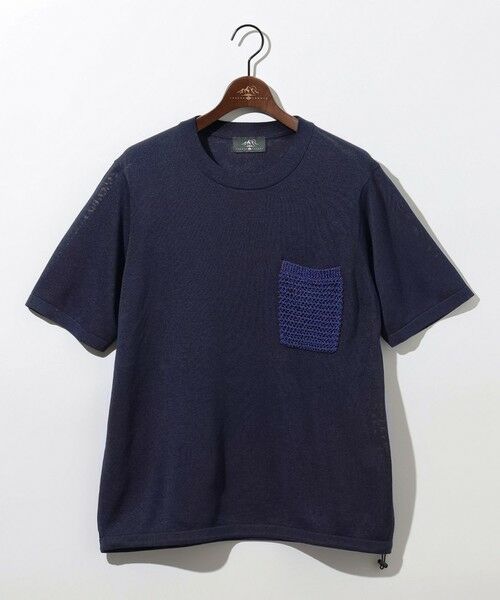 JOSEPH ABBOUD / ジョセフ アブード ニット・セーター | 【エコ素材・軽量・通気性・速乾性】ペーパーヤーンニット Ｔシャツ | 詳細22