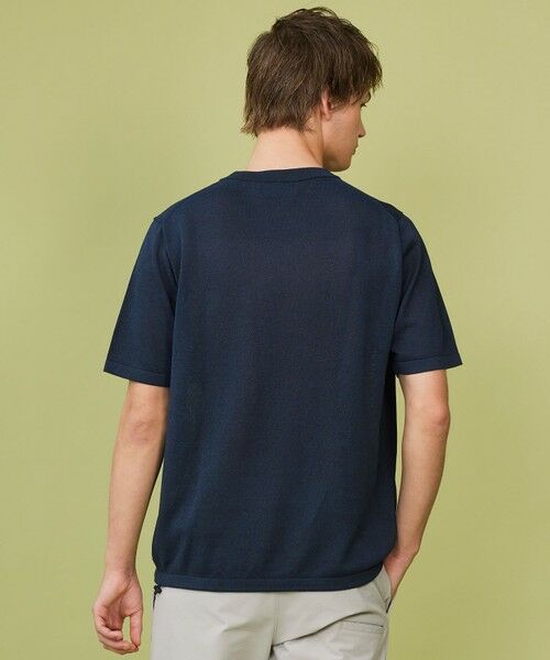 JOSEPH ABBOUD / ジョセフ アブード ニット・セーター | 【エコ素材・軽量・通気性・速乾性】ペーパーヤーンニット Ｔシャツ | 詳細17