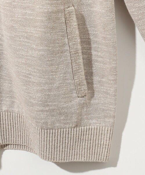 JOSEPH ABBOUD / ジョセフ アブード カーディガン・ボレロ | 【キングサイズ・イタリア糸使用/清涼感/軽い/洗える/サスティナブル】スラブギマ ニット  ジップ ブルゾン | 詳細12