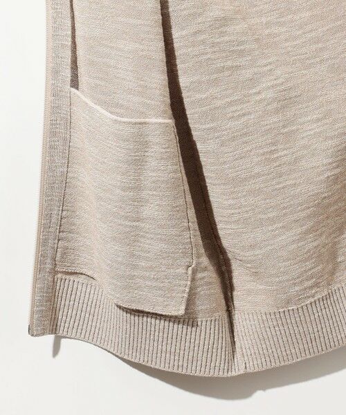 JOSEPH ABBOUD / ジョセフ アブード カーディガン・ボレロ | 【キングサイズ・イタリア糸使用/清涼感/軽い/洗える/サスティナブル】スラブギマ ニット  ジップ ブルゾン | 詳細15