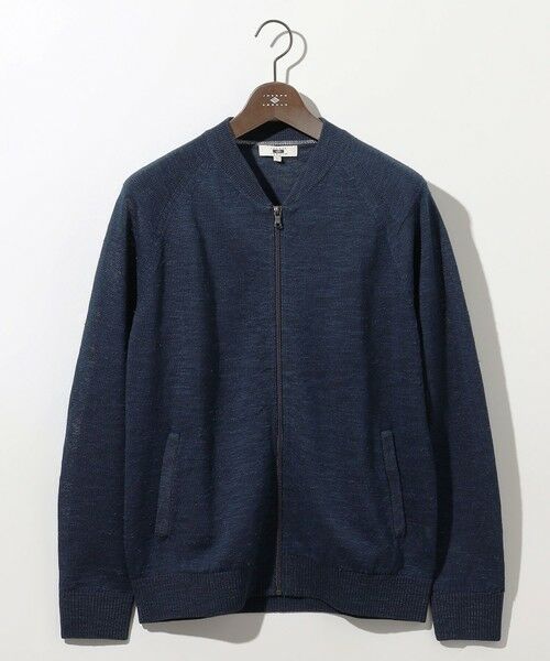 JOSEPH ABBOUD / ジョセフ アブード カーディガン・ボレロ | 【キングサイズ・イタリア糸使用/清涼感/軽い/洗える/サスティナブル】スラブギマ ニット  ジップ ブルゾン | 詳細19