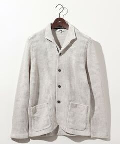 JOSEPH ABBOUD / ジョセフ アブード カーディガン・ボレロ | 【キングサイズ・和紙使用エコ素材/日本素材/軽量/通気性/速乾性】和紙ムリネ ニット ジャケット