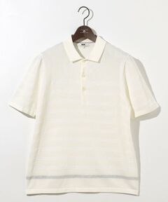 JOSEPH ABBOUD / ジョセフ アブード ニット・セーター | 【エコ素材/軽量/通気性/速乾性】ペーパーヤーンニット ポロ