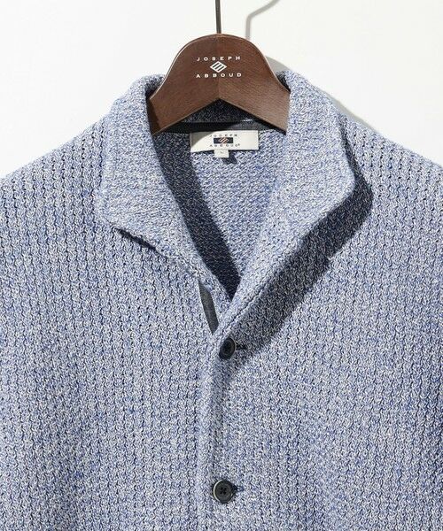 JOSEPH ABBOUD / ジョセフ アブード ニット・セーター | 【和紙使用エコ素材/日本素材/軽量/通気性/速乾性】和紙ムリネ ニット ジャケット | 詳細3