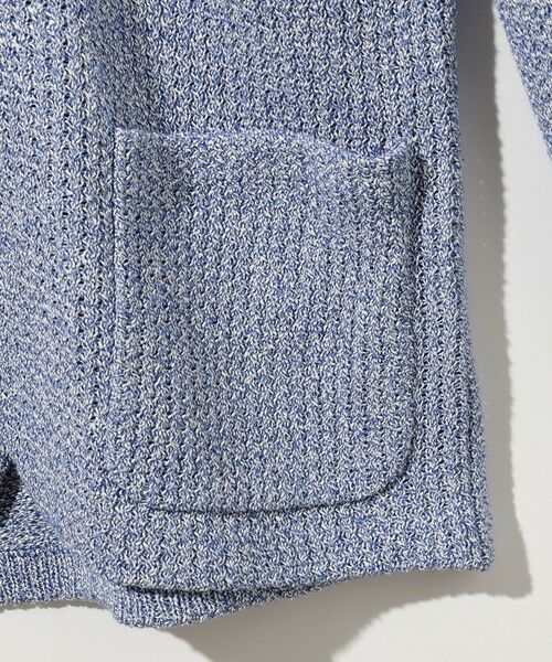 JOSEPH ABBOUD / ジョセフ アブード ニット・セーター | 【和紙使用エコ素材/日本素材/軽量/通気性/速乾性】和紙ムリネ ニット ジャケット | 詳細5