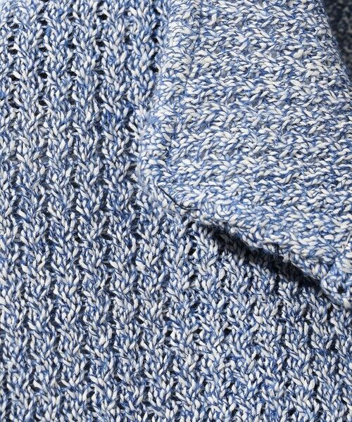 JOSEPH ABBOUD / ジョセフ アブード ニット・セーター | 【和紙使用エコ素材/日本素材/軽量/通気性/速乾性】和紙ムリネ ニット ジャケット | 詳細7