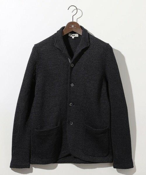 JOSEPH ABBOUD / ジョセフ アブード ニット・セーター | 【和紙使用エコ素材/日本素材/軽量/通気性/速乾性】和紙ムリネ ニット ジャケット | 詳細13