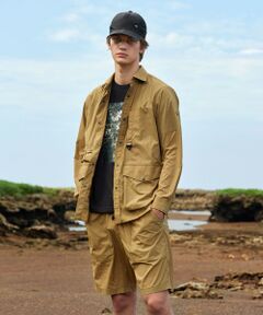 JOSEPH ABBOUD / ジョセフ アブード その他パンツ | 【軽量/ストレッチ/ECO撥水】ライトワッシャーストレッチ アウトドアイージー ショーツ