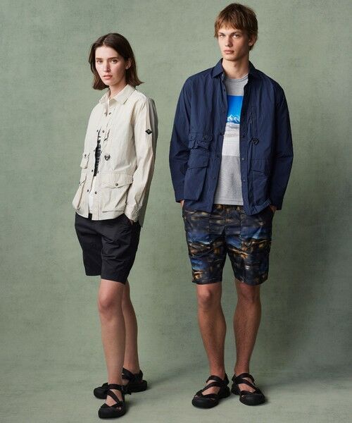 JOSEPH ABBOUD / ジョセフ アブード その他パンツ | 【軽量/ストレッチ/ECO撥水】ライトワッシャーストレッチ アウトドアイージー ショーツ | 詳細1