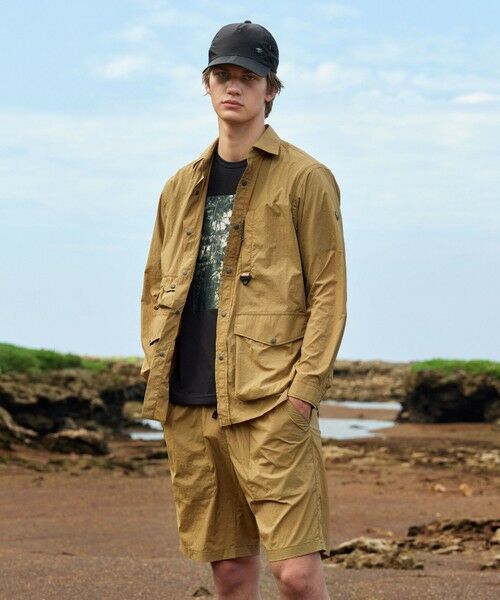 JOSEPH ABBOUD/ジョセフ アブード 【軽量/ストレッチ/ECO撥水】ライトワッシャーストレッチ アウトドアイージー ショーツ ベージュ系 LL JOSEPH ABBOUD/ジョセフ アブード 【軽量/ストレッチ/ECO撥水】ライトワッシャーストレッチ アウトドアイージー ショーツ ベージュ系 LL