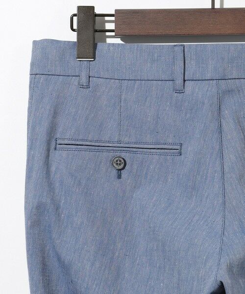 JOSEPH ABBOUD / ジョセフ アブード その他パンツ | 【キングサイズ・ウエストも伸びる/清涼/ストレッチ】ストレッチリネンシャンブレーパンツ | 詳細13