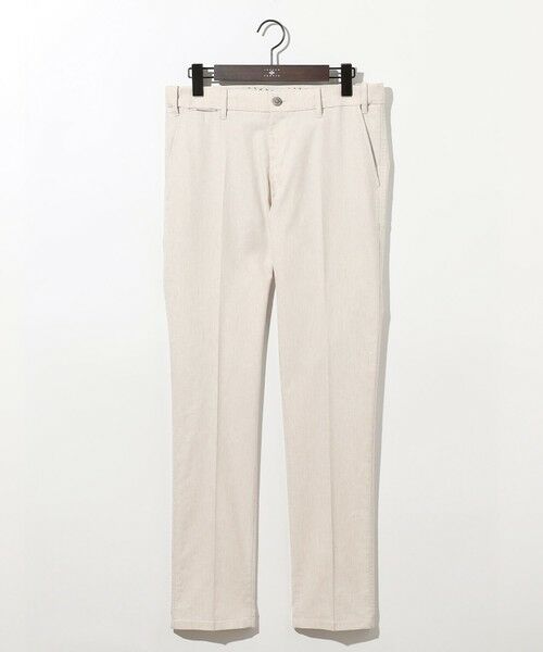 JOSEPH ABBOUD / ジョセフ アブード その他パンツ | 【キングサイズ・ウエストも伸びる/清涼/ストレッチ】ストレッチリネンシャンブレーパンツ | 詳細30
