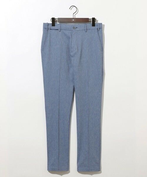 JOSEPH ABBOUD / ジョセフ アブード その他パンツ | 【ウエストも伸びる/清涼/ストレッチ】ストレッチリネンシャンブレーパンツ | 詳細7