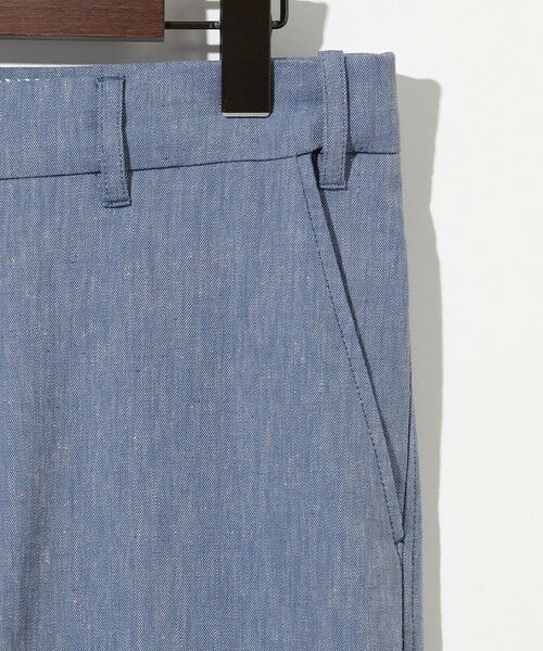 JOSEPH ABBOUD / ジョセフ アブード その他パンツ | 【ウエストも伸びる/清涼/ストレッチ】ストレッチリネンシャンブレーパンツ | 詳細12