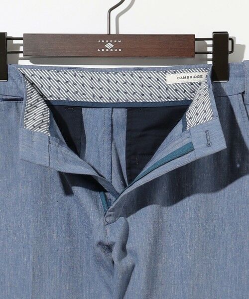 JOSEPH ABBOUD / ジョセフ アブード その他パンツ | 【ウエストも伸びる/清涼/ストレッチ】ストレッチリネンシャンブレーパンツ | 詳細15