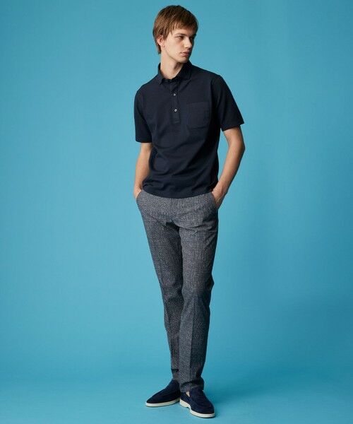 JOSEPH ABBOUD / ジョセフ アブード スラックス・ドレスパンツ | 【ウエストも伸びる！多機能シリーズがさらに薄く新開発】ライトウェーブライト パンツ | 詳細4