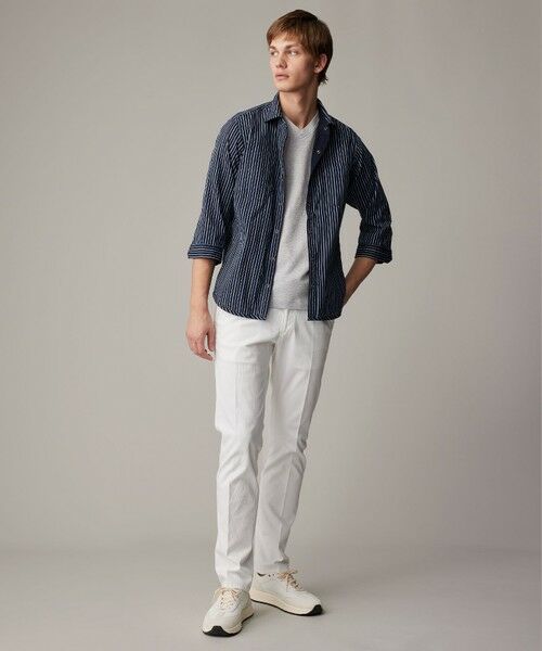 JOSEPH ABBOUD / ジョセフ アブード シャツ・ブラウス | 【キングサイズ・2WAY/】ライトリバーシブルストライプシャツ | 詳細9