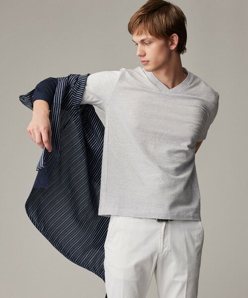 JOSEPH ABBOUD / ジョセフ アブード シャツ・ブラウス | 【2WAY】ライトリバーシブルストライプシャツ | 詳細5