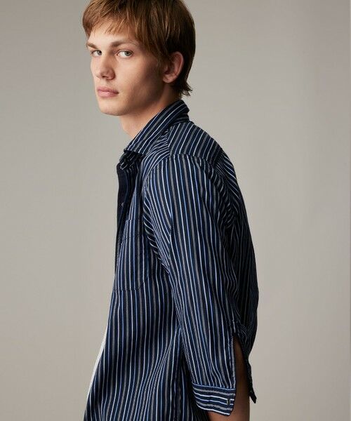 JOSEPH ABBOUD / ジョセフ アブード シャツ・ブラウス | 【2WAY】ライトリバーシブルストライプシャツ | 詳細7