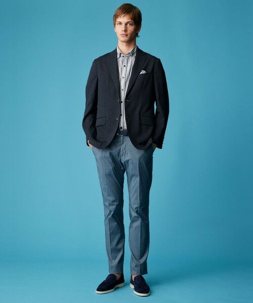 JOSEPH ABBOUD / ジョセフ アブード テーラードジャケット | 【キングサイズ・洗える/速乾/防しわ/軽量/ストレッチ/JAPANファブリック】コンフォータブルレース ジャケット | 詳細2