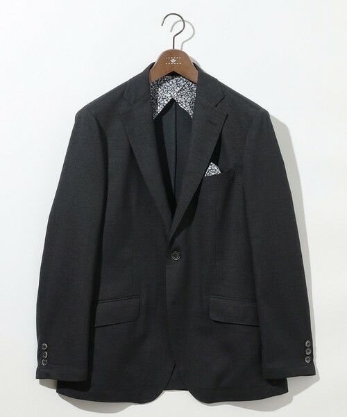 JOSEPH ABBOUD / ジョセフ アブード テーラードジャケット | 清涼感【キングサイズ・弱撥水/イージーケア/軽量/ストレッチ】クールピケ ジャケット | 詳細15