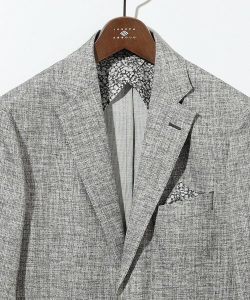 JOSEPH ABBOUD / ジョセフ アブード テーラードジャケット | 清涼感【キングサイズ・弱撥水/イージーケア/軽量/ストレッチ】クールピケ ジャケット | 詳細23