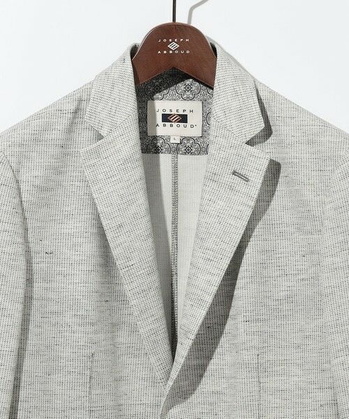 JOSEPH ABBOUD / ジョセフ アブード テーラードジャケット | 【洗える・軽量・ストレッチ・速乾】ノルマンディーリネントップ ジャージー ジャケット | 詳細6