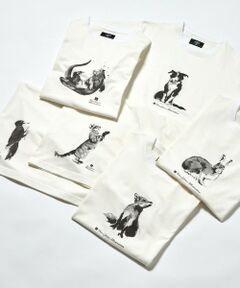 JOSEPH ABBOUD / ジョセフ アブード カットソー | 【日本製・アーティストコラボレーション】プレーティング天竺Tシャツ