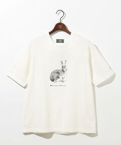 JOSEPH ABBOUD / ジョセフ アブード カットソー | 【日本製・アーティストコラボレーション】プレーティング天竺Tシャツ