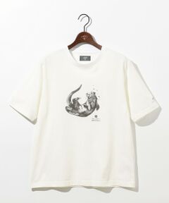 JOSEPH ABBOUD / ジョセフ アブード カットソー | 【日本製・アーティストコラボレーション】プレーティング天竺Tシャツ