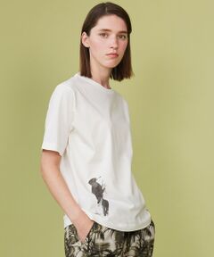 JOSEPH ABBOUD / ジョセフ アブード カットソー | 【日本製・アーティストコラボレーション】プレーティング天竺Tシャツ