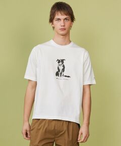 JOSEPH ABBOUD / ジョセフ アブード カットソー | 【日本製・アーティストコラボレーション】プレーティング天竺Tシャツ