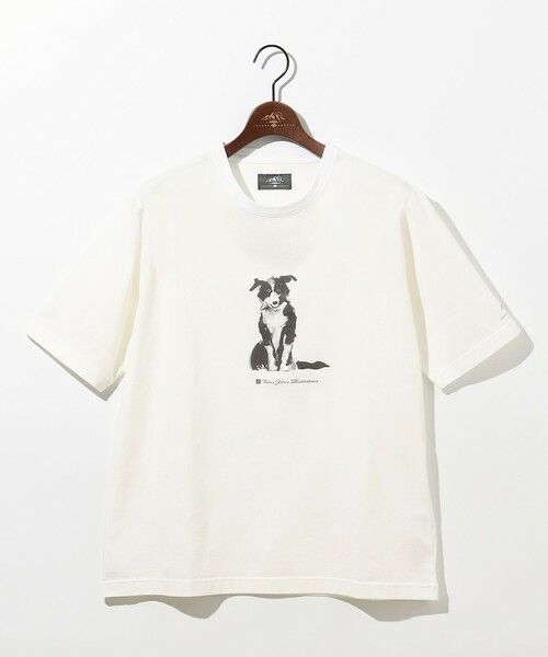 OAF アイボリー 半袖 Tシャツ 日本製・アーティストコラボレーション】プレーティング天竺T