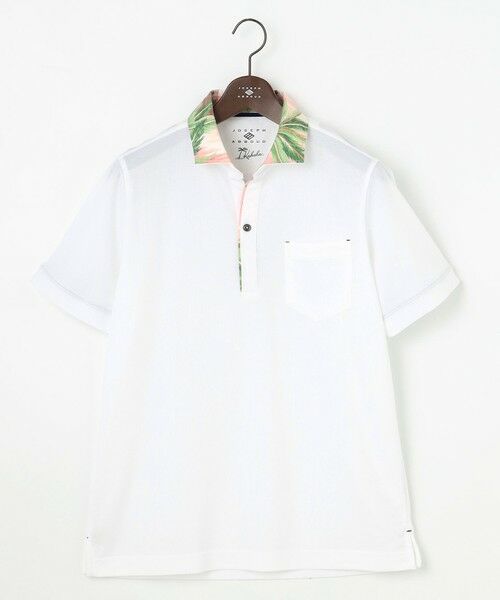 JOSEPH ABBOUD / ジョセフ アブード ポロシャツ | 【キングサイズ・老舗アロハブランドとコラボレーション】カハラ アロハ ダディ ポロシャツ | 詳細2