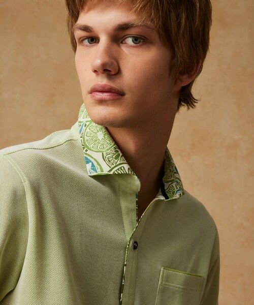 JOSEPH ABBOUD / ジョセフ アブード ポロシャツ | 【キングサイズ・老舗アロハブランドとコラボレーション】カハラ アロハ ダディ ポロシャツ | 詳細14