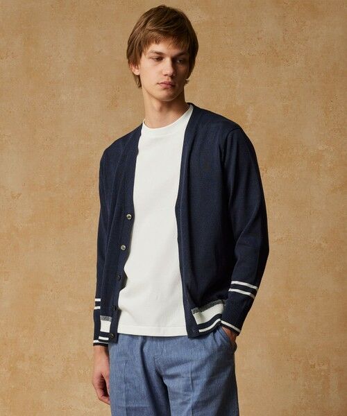 JOSEPH ABBOUD / ジョセフ アブード カットソー | 【キングサイズ・和紙ニット/日本素材・縫製/ 軽量/通気性/速乾性】和紙フライス Tシャツ | 詳細7