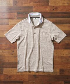 JOSEPH ABBOUD / ジョセフ アブード ポロシャツ | 【キングサイズ・リネン素材/吸水速乾/日本素材】リネンハニカム ダディ ポロシャツ