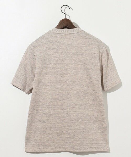 JOSEPH ABBOUD / ジョセフ アブード カットソー | 【キングサイズ・リネン素材/吸水速乾/日本素材】リネンハニカム Vネック Tシャツ | 詳細6