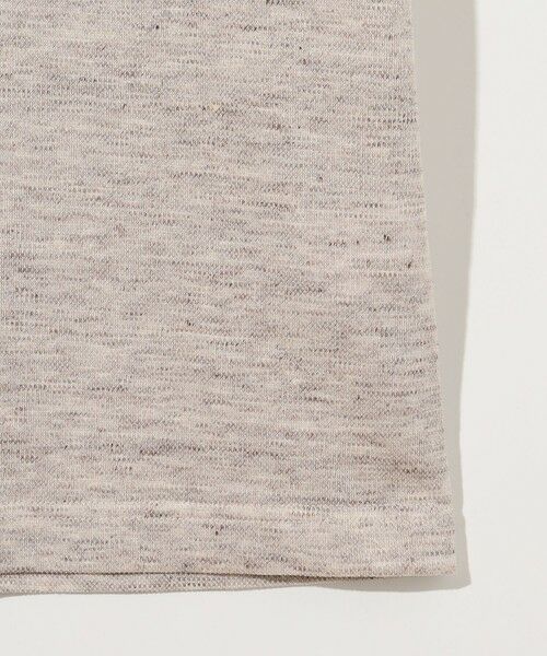 JOSEPH ABBOUD / ジョセフ アブード カットソー | 【キングサイズ・リネン素材/吸水速乾/日本素材】リネンハニカム Vネック Tシャツ | 詳細9