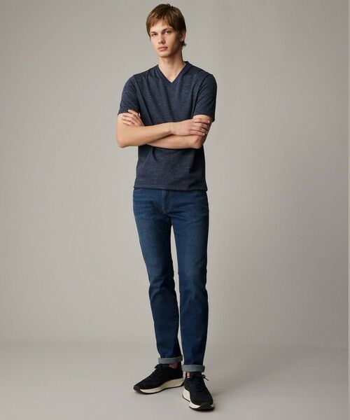 JOSEPH ABBOUD / ジョセフ アブード カットソー | 【キングサイズ・リネン素材/吸水速乾/日本素材】リネンハニカム Vネック Tシャツ | 詳細21