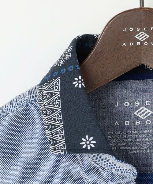JOSEPH ABBOUD / ジョセフ アブード ポロシャツ | 【キングサイズ・愛されて20年！オーガニックコットン使用】 バンダナプリント ダディ ポロシャツ | 詳細10